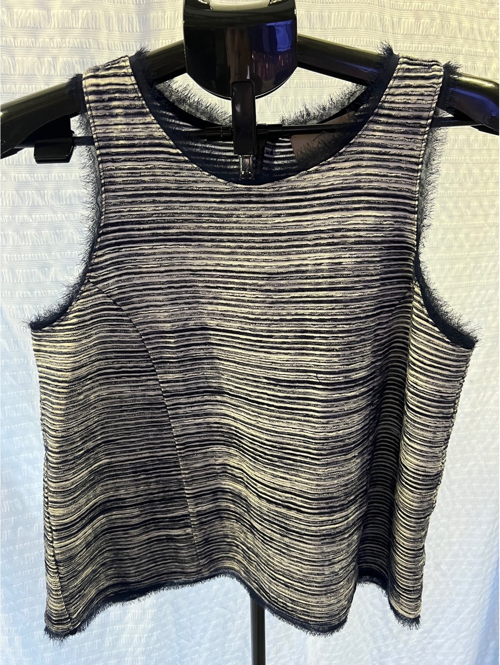Anthropologie Vanessa Virginia Striped Tie-Front Sleeveless Top — Size M